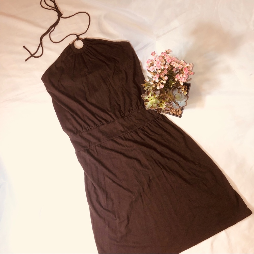 🌻 Brown halter dress